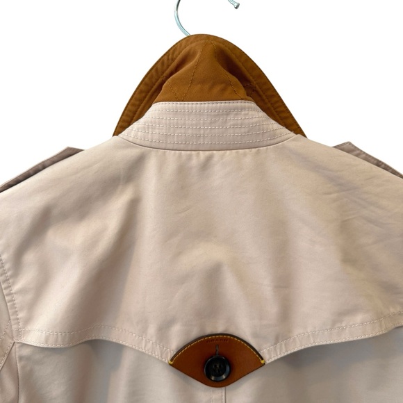 Coach Double-Breasted Tan Trench Coat - Picture 9 of 16